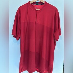 Nike Tiger Woods collection Red Short Sleeve Tee Modern Design